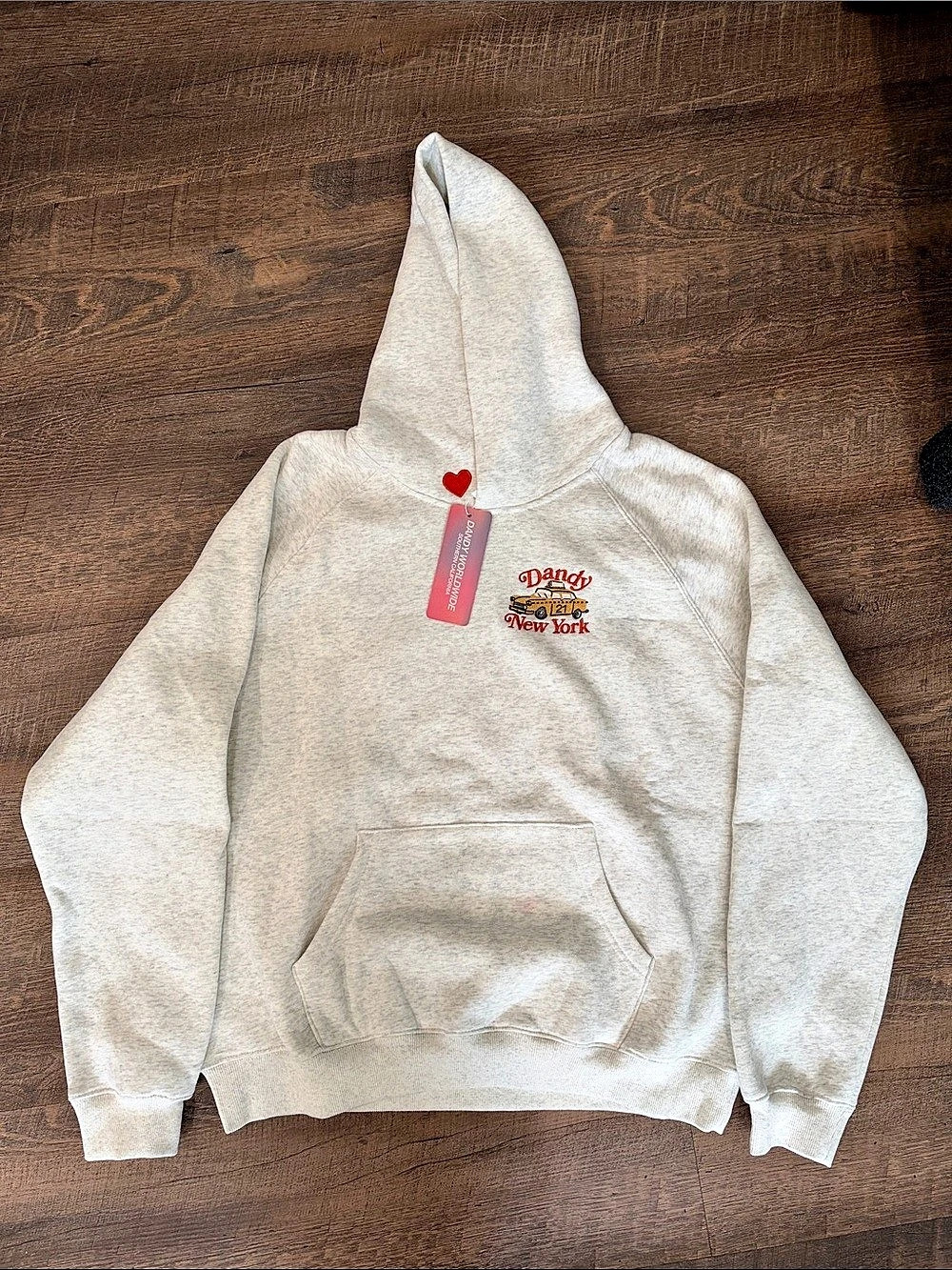 Dandy Worldwide "New York" Oversized Lux Hoodie Gray Medium